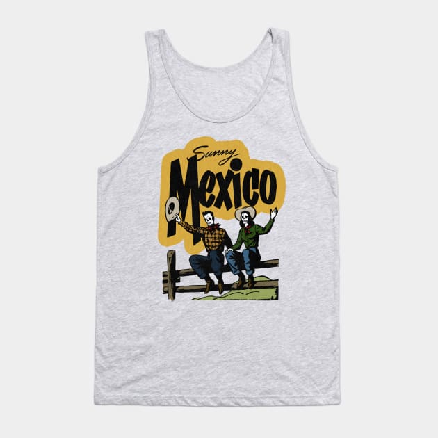 Vintage Mexico Ad Tank Top by Kujo Vintage